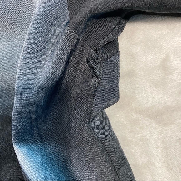 Vintage Dragonfly Scarface Tony Montana Button Up Shirt Gun Double Sided Sz L - Picture 9 of 9